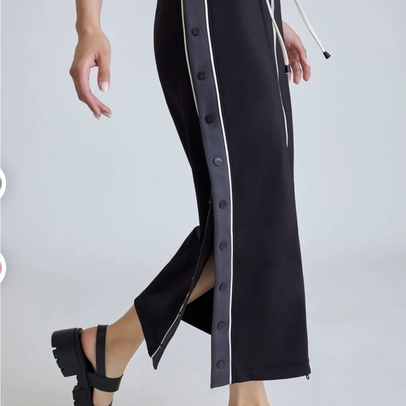 Blanc Noir Track dress sz large NWT black - Picture 2 of 4